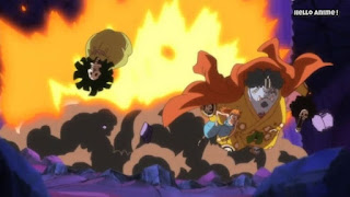 ワンピースアニメ WCI編 823話 ジンベエ | ONE PIECE ホールケーキアイランド編