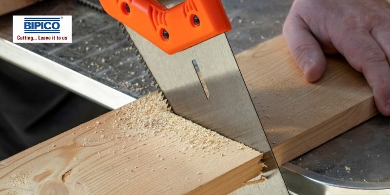 Maintain a Proper Grip And Stance at time of cutting wood or metals .