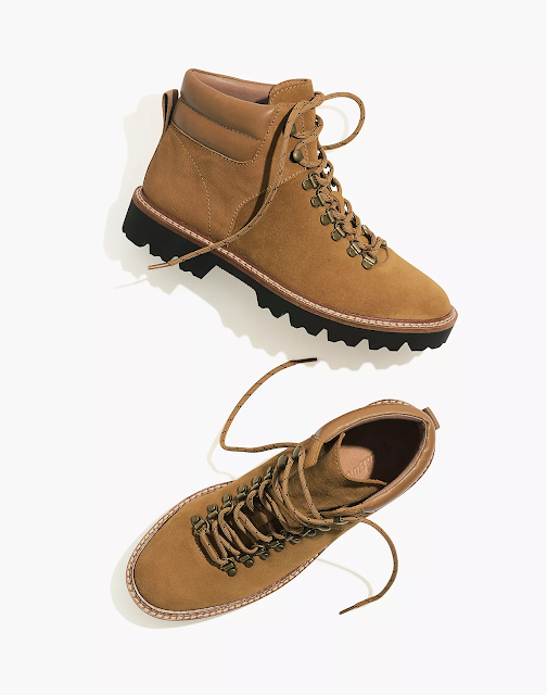 Madewell leather hiker boot on sale