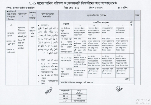 dakhil quran majeed and tajweed 5th week assignment answer 2021, দাখিল ২০২১ কুরআন মাজিদ ও তাজবিদ ৫ম সপ্তাহের অ্যাসাইনমেন্ট উত্তর https://www.banglanewsexpress.com/