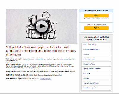 create an amazon kdp account
