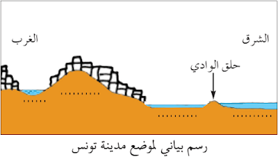 موضع مدينة تونس