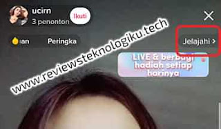 mencari live tiktok