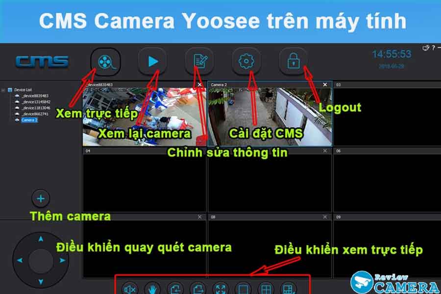 Xem camera yoosee trên máy tính