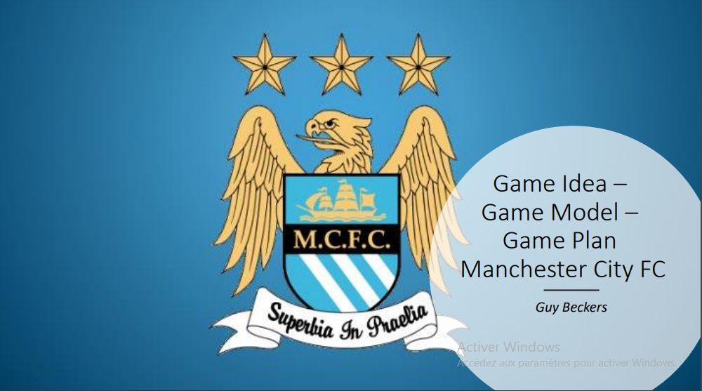 Game Idea – Game Model – Game Plan Manchester City FC PDF