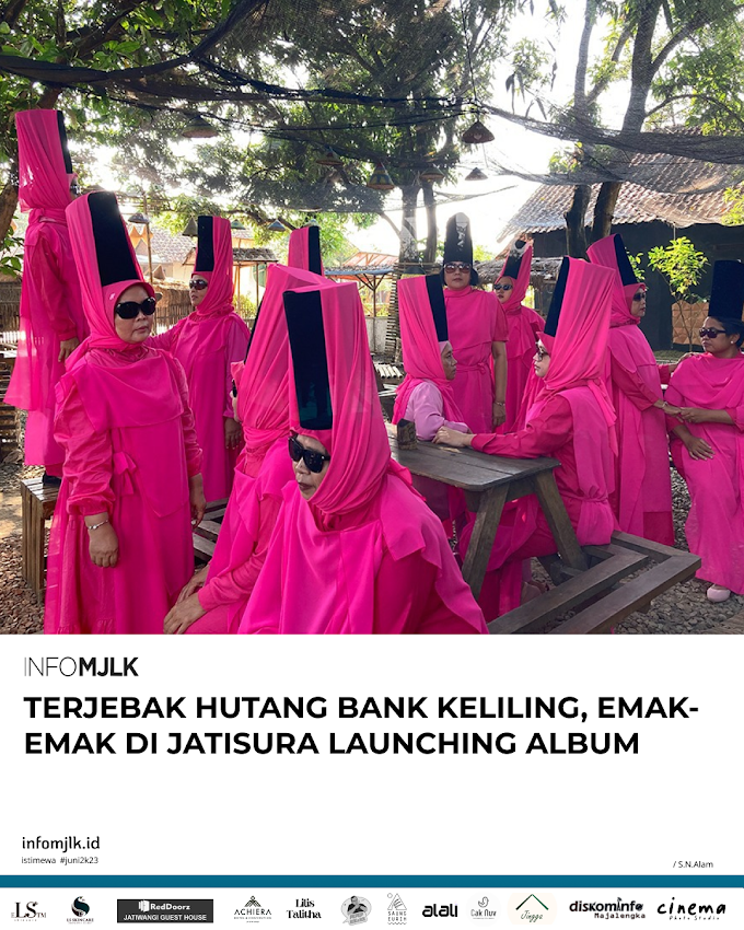 Terjebak Hutang Bank Keliling, Emak-Emak di Jatisura Launching Album