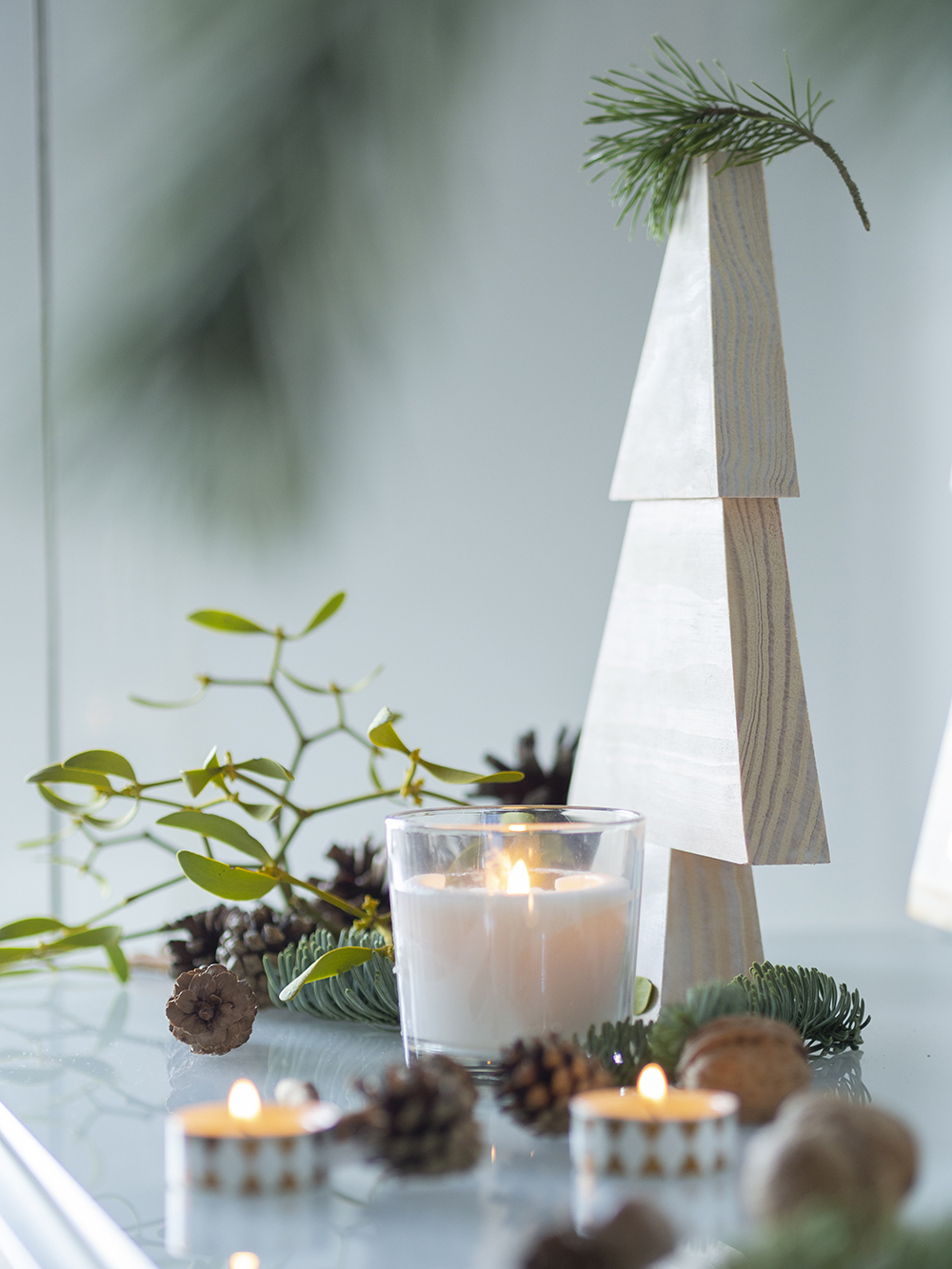 DIY Pino navideño de madera con luces led_5