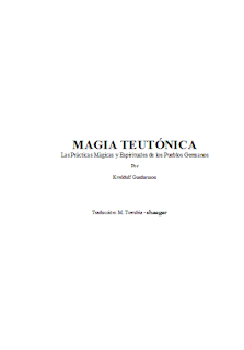 Libro PDF Gratis Esotérico Magia Teutónica por Gundarsson