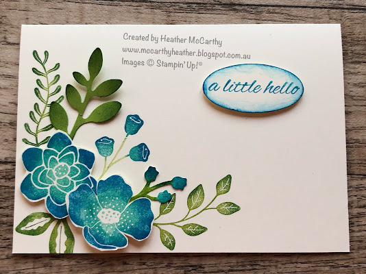 Boughs & Blossoms, Stampin' Up!, Being CreateAble with Heathe