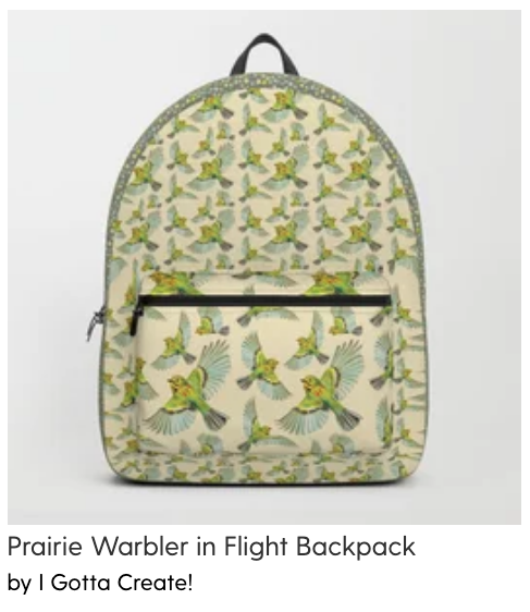 Warbler Backpack by iGottaCreate
