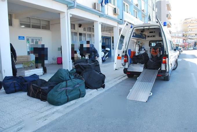 Μεγάλη ποσότητα ναρκωτικών βρέθηκε μέσα σε ασθενοφόρο στην Ηγουμενίτσα 