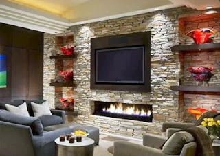 Living Room Rock Design