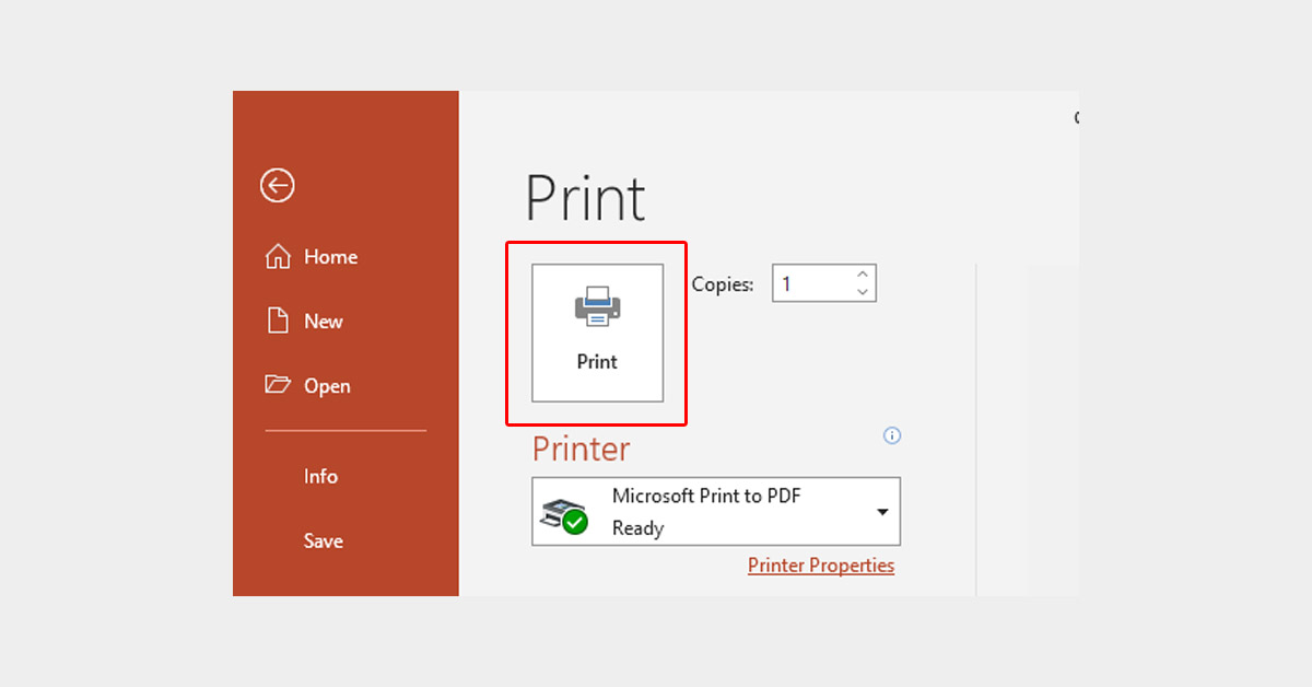 Cara Print Slide PowerPoint Penuh dan Rapi