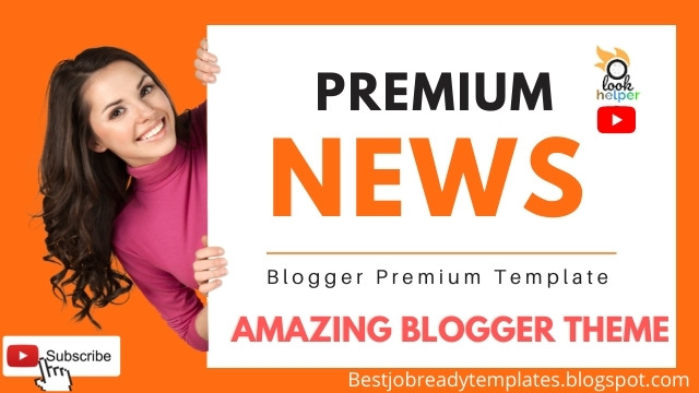 Premium Anartisis News & Magazine Blogger  Premium Blogger Template