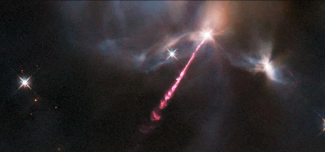 Gaze in Awe at This Breathtaking Hubble Image of an Outburst From a Baby Star