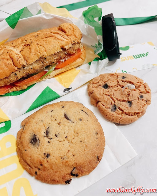 Subway Tri-Pepper Chicken, Subway Mint Chocolate Chip Cookie, Subway, Subway Malaysia, Food