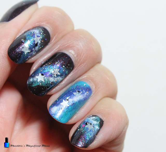 Galaxy Nail Design