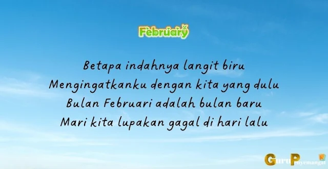 Pantun Semangat Bulan Februari