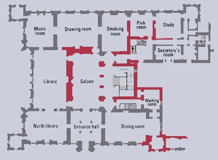 Highclere Castle Floor Plan To Find Downton Abbeyu0027s intimate secrets in 3D Daily Mail Online