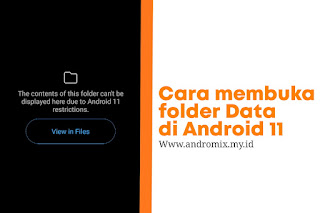 Cara membuka folder Data di Android 11