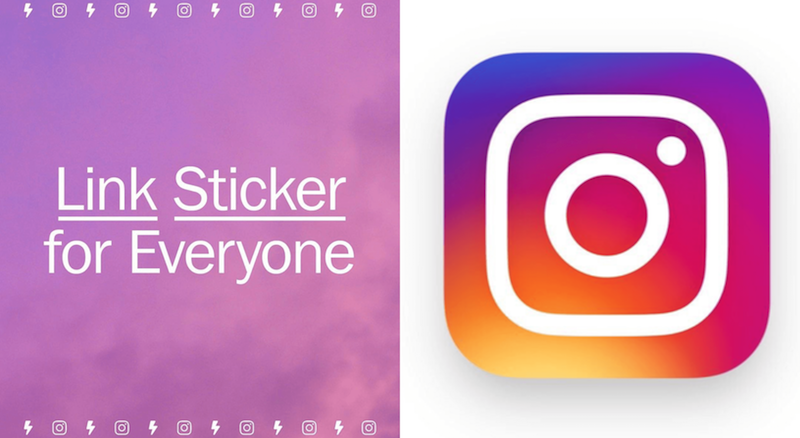 Instagram Stories Link sticker now available to everyone