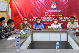 Sukseskan Pesta Demokrasi, Bupati Lingga Bersilaturahmi ke Kantor KPU