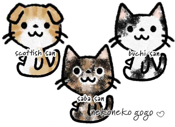 ねこねこさんをキティちゃん座りに♡！