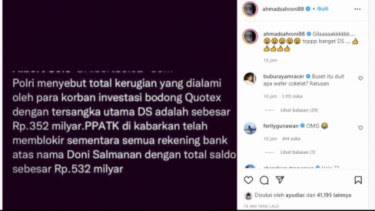 Fantastis! Saldo 'Crazy Rich' Doni Salmanan Terungkap Capai Rp532 Miliar. Netizen: From Sultan To Rutan