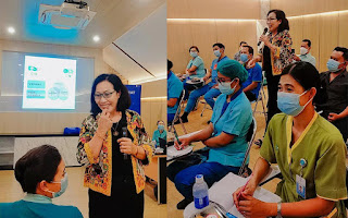 Santy Sastra Public Speaking, Santy Sastra Mengisi Kegiatan Stress Healing RS Kasih Ibu Teuku Umar Denpasar