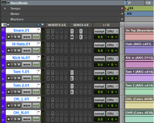 Rename the playlist of multiple tracks in Pro Tools