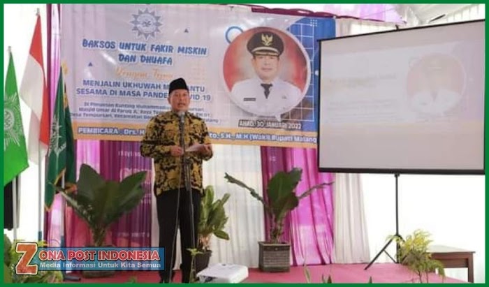 Wakil Bupati Malang hadiri Bakti Sosial Untuk Fakir Miskin dan Dhuafa    