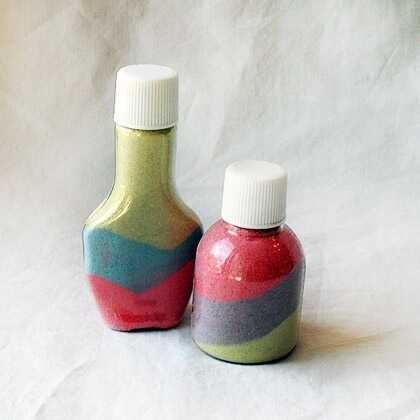 Sand-Filled Bottles Craft