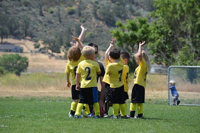 Equipo de fútbol infantil