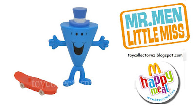McDonalds Mr Men Little Miss Happy Meal Toys 2008 Australia and New Zealand Mr Cool Toy