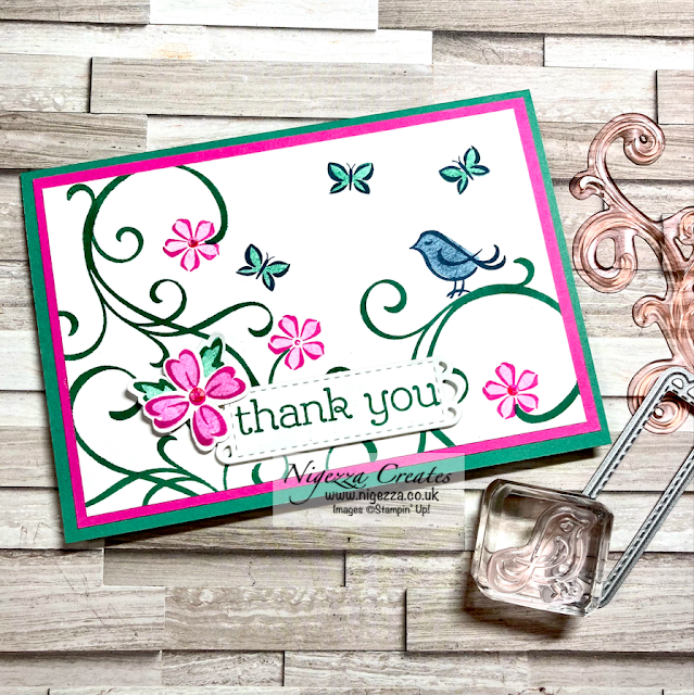 Sentimental Swirls Thank You Card