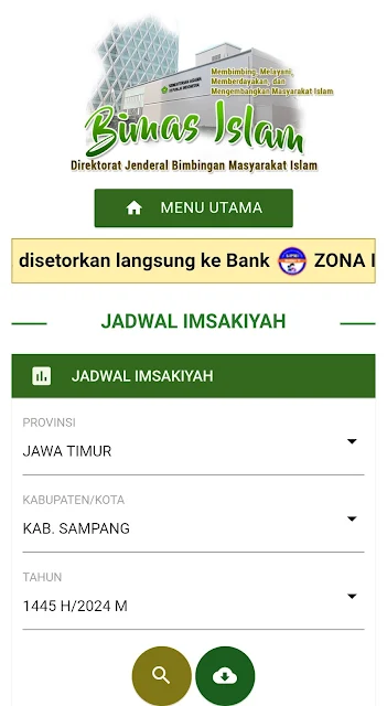 Jadwal Imsakiyah Ramadan 1445 H/2024 M Kabupaten Sampang Provinsi Jawa Timur