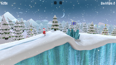 Santa's Slippery Slope game screenshot