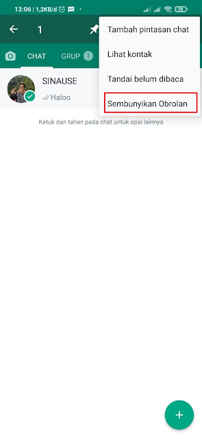 Cara Menyembunyikan Chat Whatsapp Biasa Tanpa Arsip 5