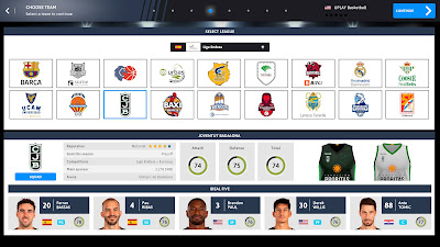 International Basketball Manager 22 game screenshot