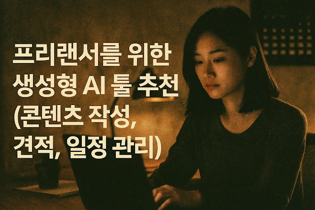프리랜서를-위한-생성형-AI 툴-추천-콘텐츠작성-견적-일정관리