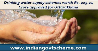 Drinking water supply schemes