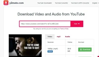 Download YouTube Videos Without Any Software with Y2Mate