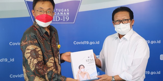 BNPB Terima 400 Ribu Masker dari  Bank KB Bukopin