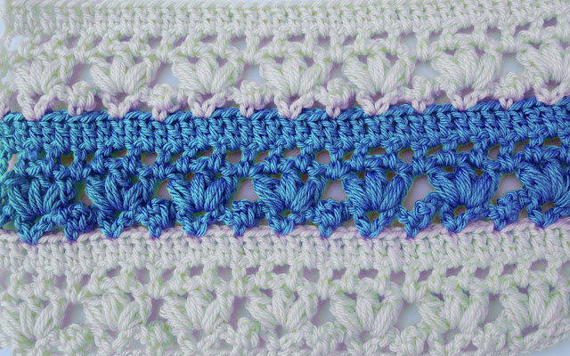 6 Crochet Imagen Maravillosa puntada para mantas, cobijas y blusas a croche y ganchillo Majovel Crochet ganchillo facil sencillo bareta paso a paso DIY puntada punto