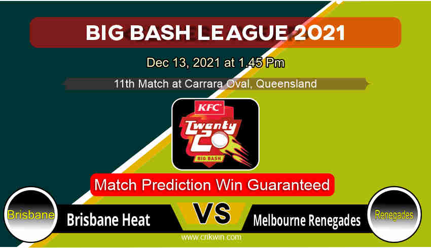 Big Bash League BRH vs MLR 11th T20 Match Prediction 100% Sure