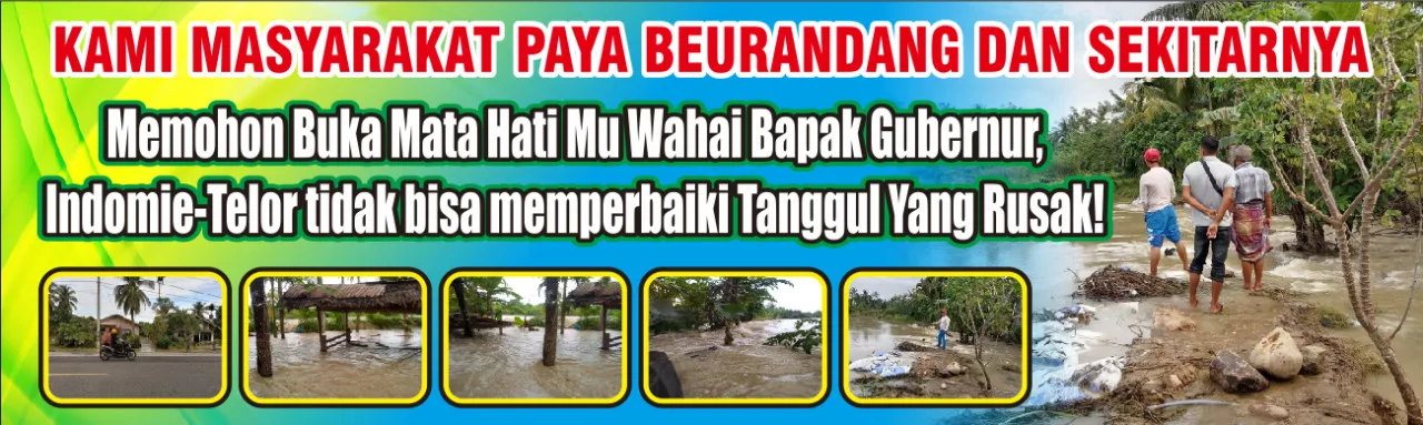 Acapkali Banjir, Warga Minta Pemerintah Atasi Tanggul Rusak Parah