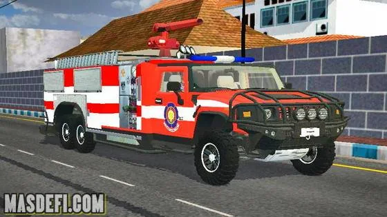 Mod Bussid Truck Damkar Hummer H2