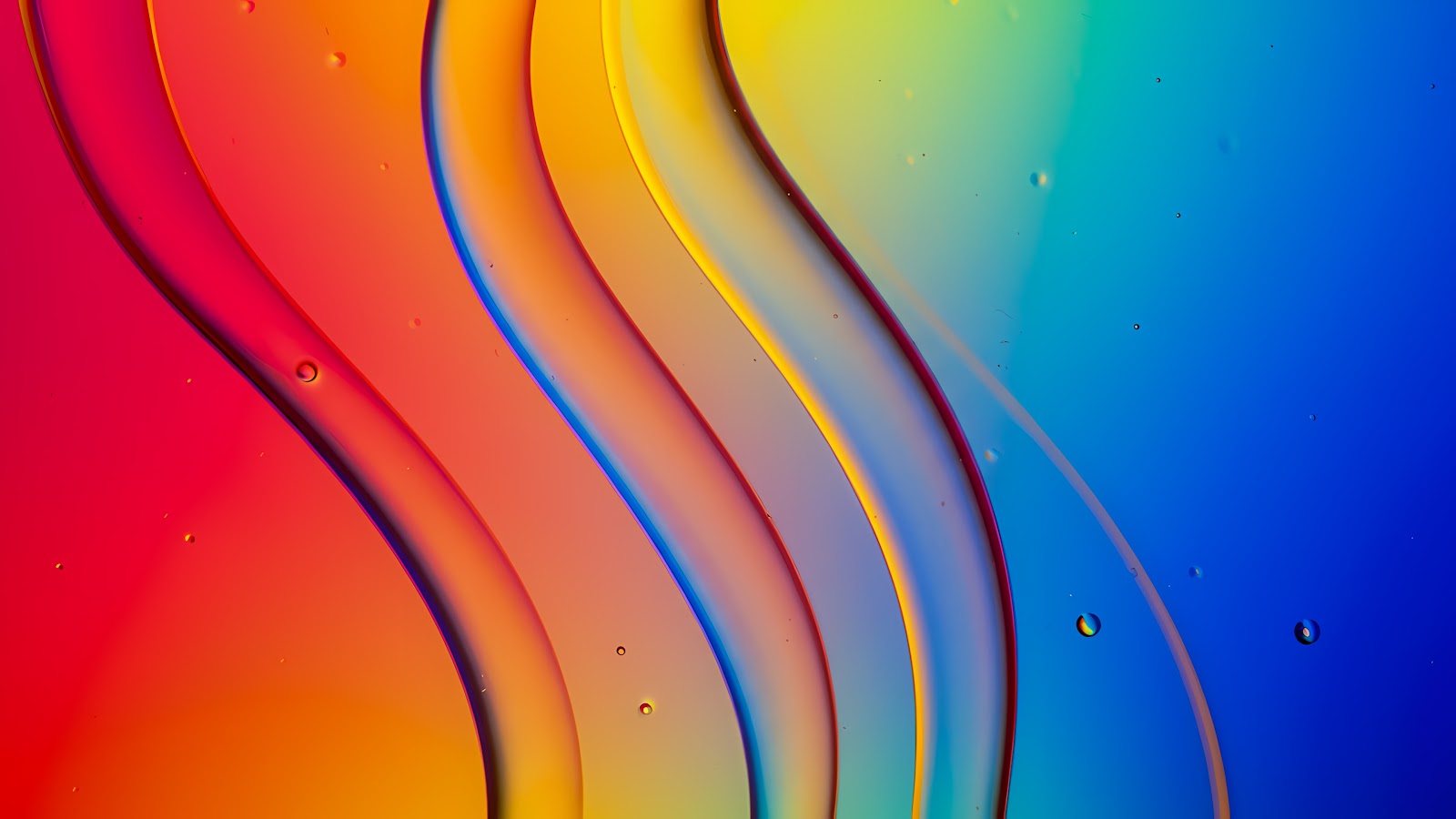 Abstract colorful gradient background with flowing shapes