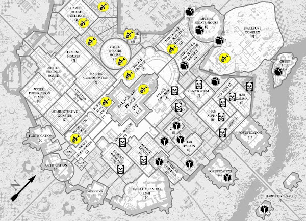 Warhammer 40k campaign map