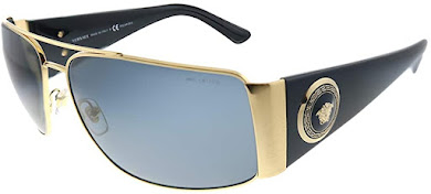 Black VERSACE Sunglasses For Men